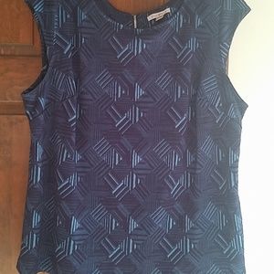 Blue dress top